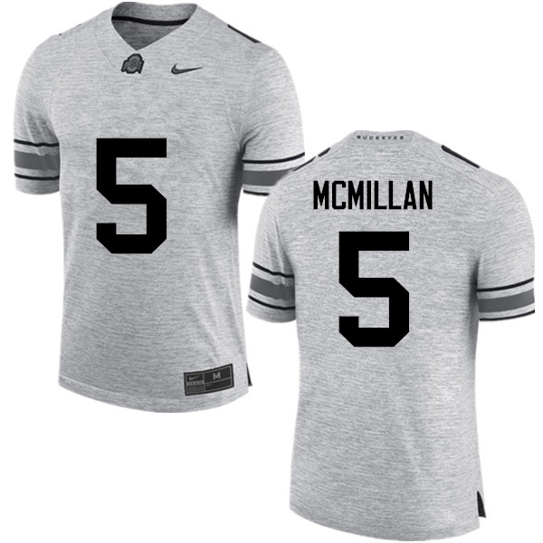 Ohio State Buckeyes #5 Raekwon McMillan College Football Jerseys Game-Gray